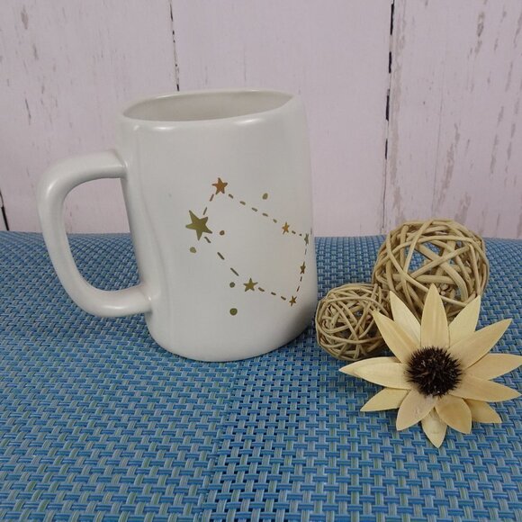 New RAE DUNN "GEMINI" Zodiac Sign Coffee Mug Farmhouse Constellation - Picture 3 of 6